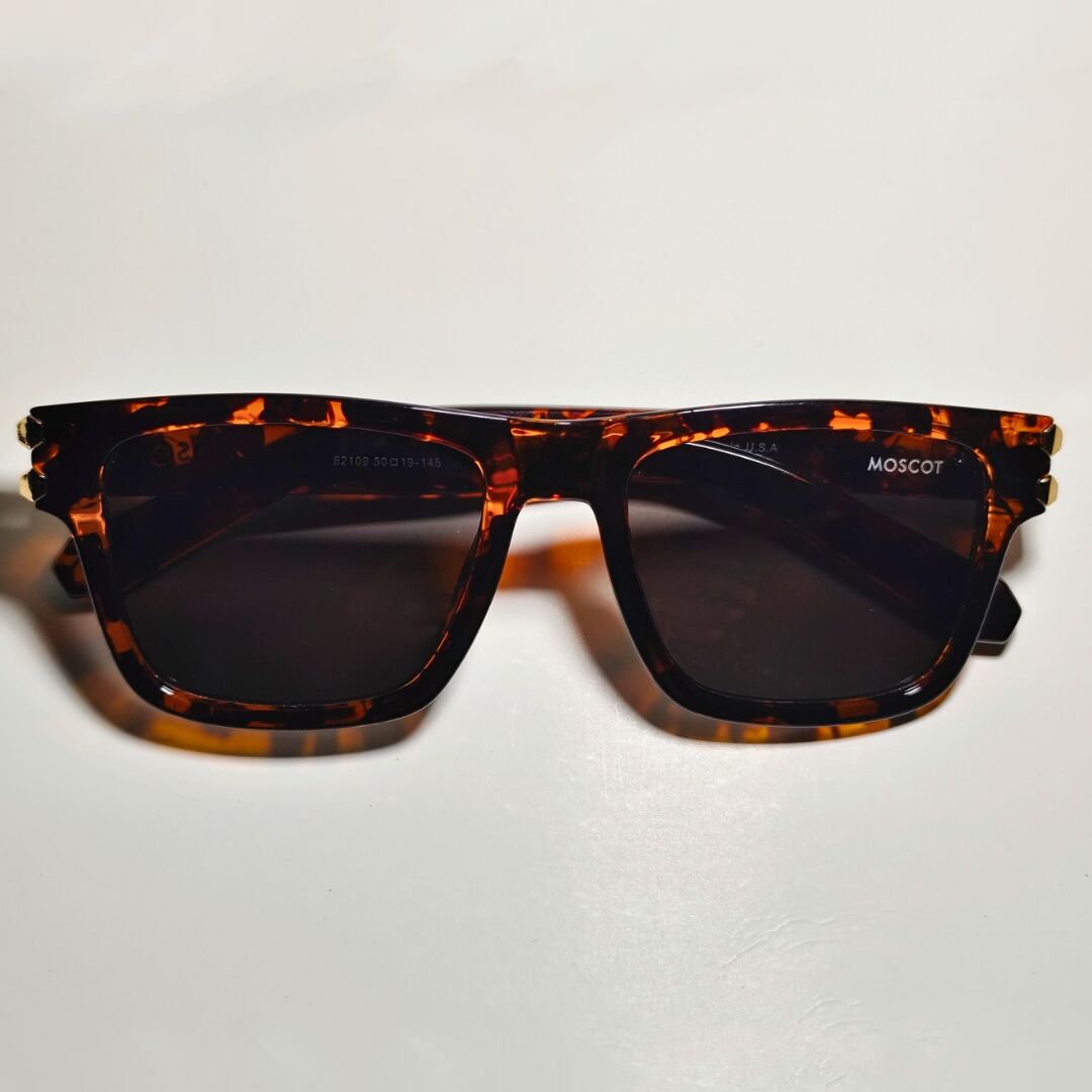 Classic Havana Tortoise Sunglasses - Espresso Dot